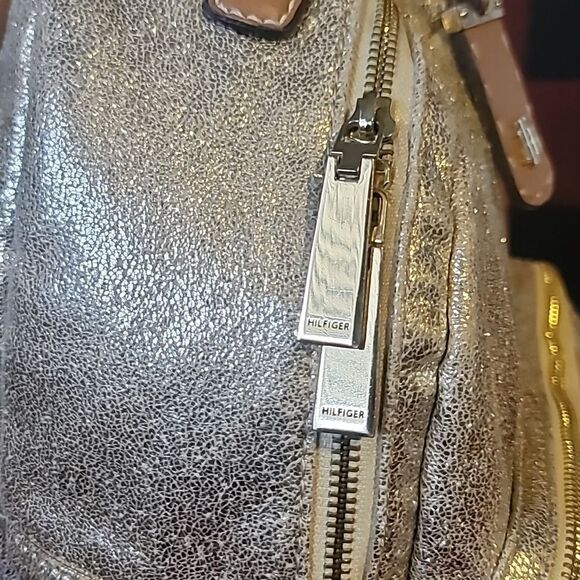 2/$20 Tommy Hilfiger Metallic Gold Backpack - Picture 5 of 7